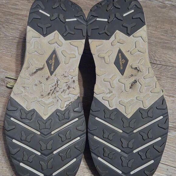 The North Face Vectiv Escape Running Shoe Zinc Grey Sulpher Spring Green Mens 10 - Picture 7 of 7